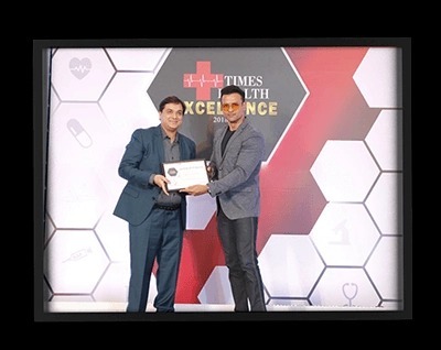 Dr. Viral Desai received the Times Health Excellence......