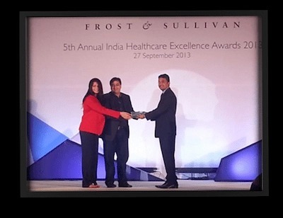 Dr. Viral Desai received the Frost & Sullivan......